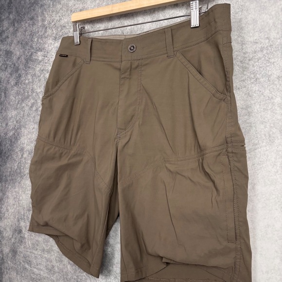 Kuhl Men's Renegade Khaki Athletic Shorts #5121 Flawed Size 35 - Picture 2 of 7